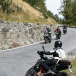 Moto en montagne près de Colmar